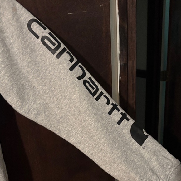 Carhartt Light Gray Boy’s Hoodie - Picture 3 of 3